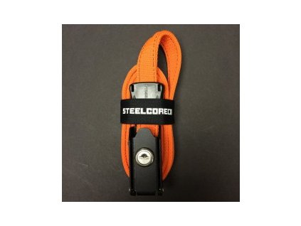 Bezpečnostní popruh STEELCORE 1,37m oranžový