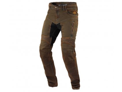 Kevlarové džíny na motorku Trilobite 661 Parado rusty brown (prodloužené)