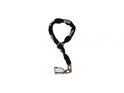 Řetěz + zámek na kotoučovou brzdu s alarmem Granit Detecto XPlus (délka 120 cm, tloušťka 12 mm, tloušťka třmenu 16 mm), ABUS