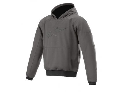 bunda AGELESS HOODIE, ALPINESTARS (žíhaná šedá) 2024