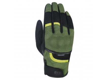 rukavice BRISBANE AIR, OXFORD (zelené/černé/žluté fluo)