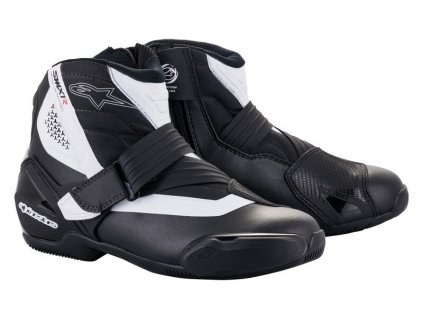 Boty SMX-1 R 2021, ALPINESTARS (černá/bílá)