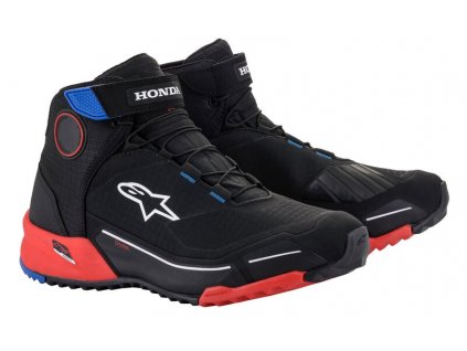 Boty CR-X DRYSTAR HONDA kolekce 2021, ALPINESTARS (černá/červená/modrá)