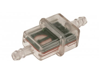 Palivový filtr hranatý s kovovým sítkem, Q-TECH (pro vnitřní průměr hadice 5-6 mm)