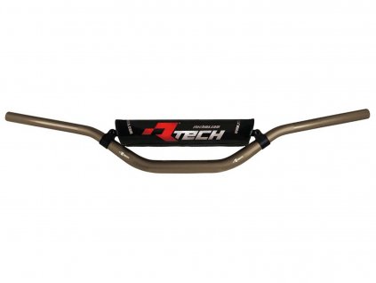 řídítka (Pit B.) s proměnlivým průřezem o průměru 28,6 - 22 mm s hrazdou a chráničem, RTECH (titanová)