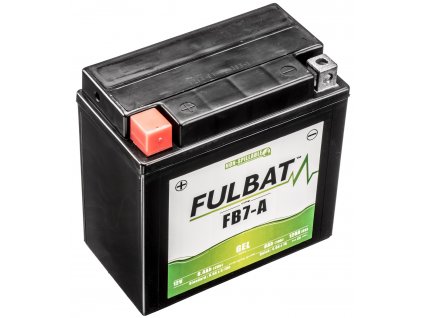 baterie 12V, YB7-A GEL, 12V, 8Ah, 120A, bezúdržbová GEL technologie 135x75x133 FULBAT (aktivovaná ve výrobě)