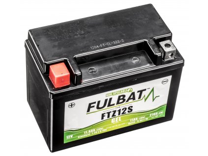 baterie 12V, FTZ12S GEL, 12V, 11Ah, 210A, bezúdržbová GEL technologie 150x88x110 FULBAT (aktivovaná ve výrobě)