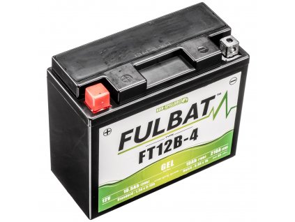 baterie 12V, YT12B-4 GEL, 12V, 10Ah, 210A, bezúdržbová GEL technologie 150x69x130 FULBAT (aktivovaná ve výrobě)