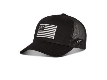 Kšiltovka FLAG SNAP HAT, ALPINESTARS (černá)