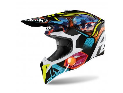 přilba WRAAP Lollipop, AIROH (červená matná) 2023