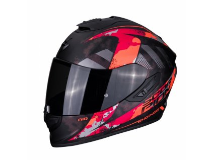 Moto přilba SCORPION EXO-1400 AIR SYLEX matná černo/červená