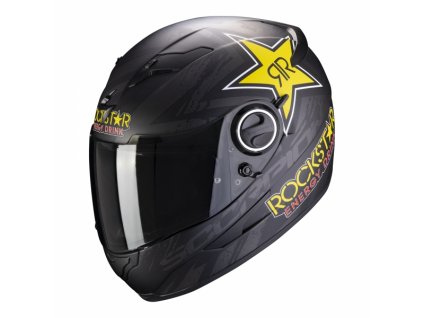 Moto přilba SCORPION EXO-490 ROCKSTAR černá matná