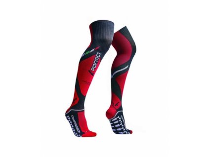 Nadkolenky FORMA OFF ROAD COMPRESSION černo/červené