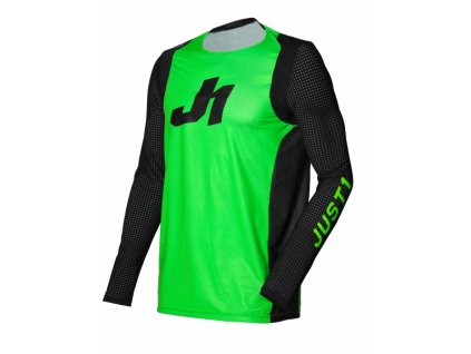 Dres JUST1 J-FLEX ARIA neonově zeleno/černý