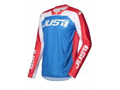 Dres JUST1 J-FORCE TERRA modro/červeno/bílý