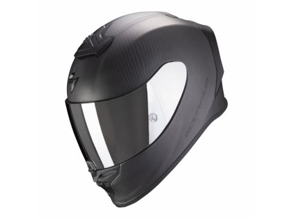 Moto přilba SCORPION EXO-R1 CARBON AIR CARBON solid černá matná