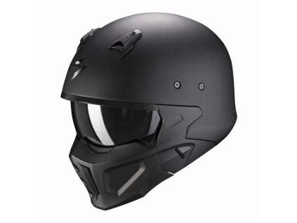Moto přilba SCORPION COVERT-X solid černá matná