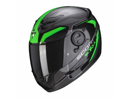 Moto přilba SCORPION EXO-490 SUPERNOVA černo/zelená