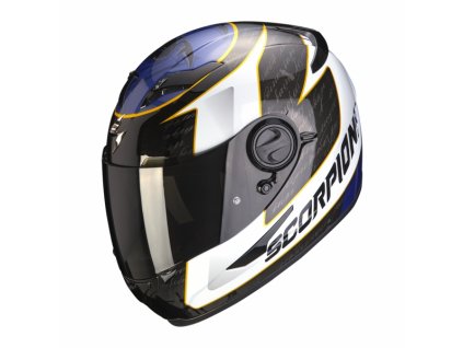 Moto přilba SCORPION EXO-490 TOUR bílo/modrá