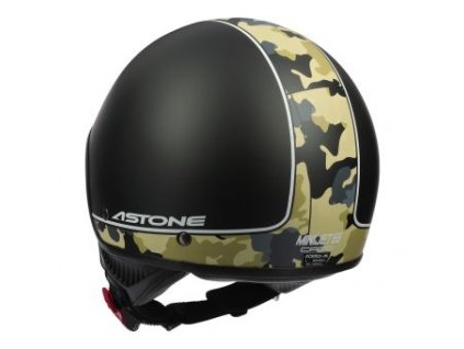 Moto přilba ASTONE MINIJET S 66 CAMO černá matná