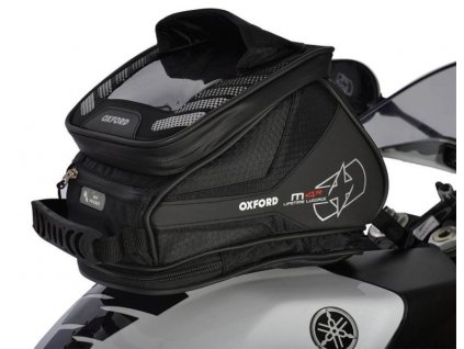 tankbag a brasna na sedlo m4r tank n tailer oxford anglie cerny s magnetickou zakladnou a popruhy objem 4l