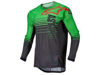 dres TECHSTAR PHANTOM, ALPINESTARS (černá antracit/zelená neon)