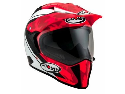 Helma na motorku SUOMY MX Tourer desert RED