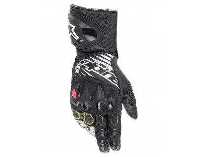 rukavice GP TECH 2, ALPINESTARS (černá/bílá) 2025