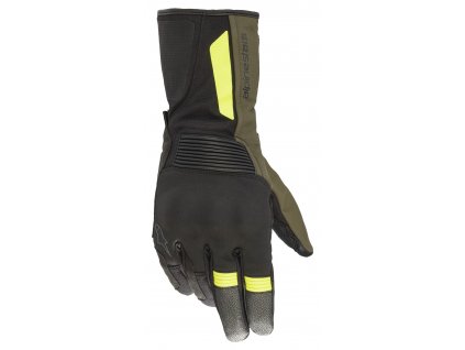 Rukavice DENALI AEROGEL DRYSTAR 2022, ALPINESTARS (černá/zelená/žlutá fluo)