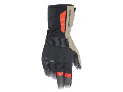 Rukavice DENALI AEROGEL DRYSTAR 2022, ALPINESTARS (černá/khaki/červená fluo)