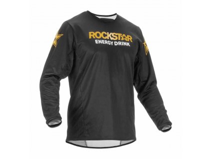 dres KINETIC ROCKSTAR, FLY RACING - USA 2023 (černá/zlatá)