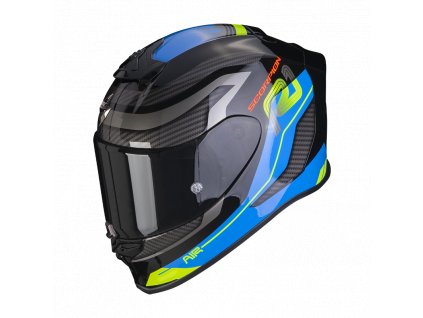 Moto přilba SCORPION EXO-R1 AIR VATIS černo/modrá