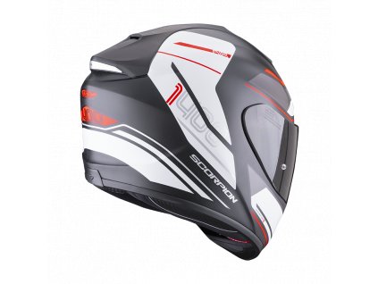 Moto přilba SCORPION EXO-1400 AIR VITTORIA matná černo/bílá