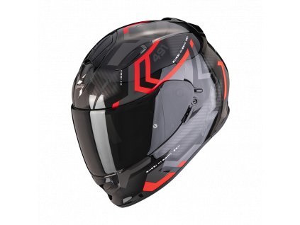 Moto přilba SCORPION EXO-491 AIR SPIN černo/červená