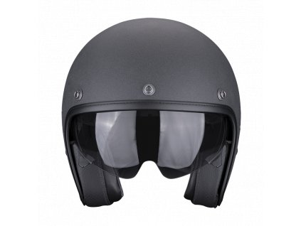 Moto přilba SCORPION BELFAST EVO GRAPHITE tmavě šedá