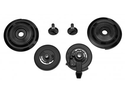 Mechanismus hledí pro přilby Fibre, CASSIDA (černá/černá)