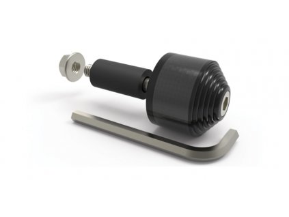 Závaží řídítek Carb Ends 2 s redukcí pro vnitřní průměr 13 a 18 mm (vnější 22 a 28,6 mm), OXFORD - Anglie (černé, pár)