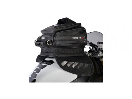 Tankbag na motocykl M15R, OXFORD - Anglie (černý, s magnetickou základnou, objem 15 l)