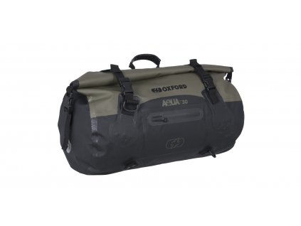Vodotěsný vak Aqua T-30 Roll Bag, OXFORD (khaki/černý, objem 30 l)