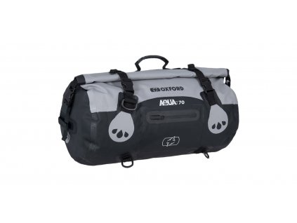 Vodotěsný vak Aqua T-70 Roll Bag, OXFORD (šedý/černý, objem 70 l)