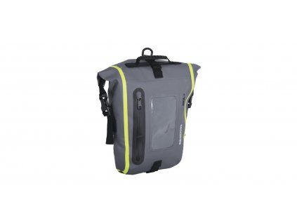Tankbag na motocykl Aqua M8, OXFORD (černý/šedý/žlutý fluo, s magnetickou základnou, objem 8 l)