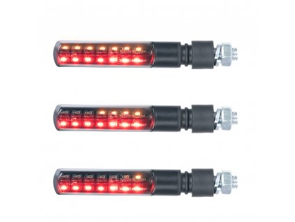 sekvenční LED blinkry Nightslider 3 v 1, zadní vč. zadních a brzdových světel, OXFORD (sada vč. odporů, pár)