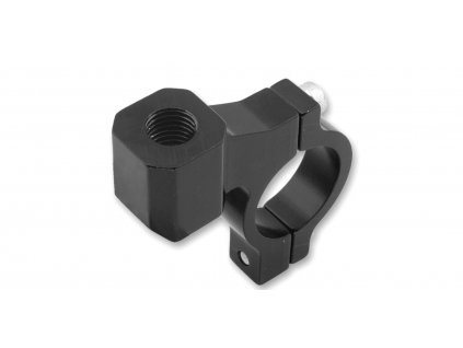 CNC adaptér zpětného zrcátka M8/1,25 levý závit (22,2 mm průměr) (černý)