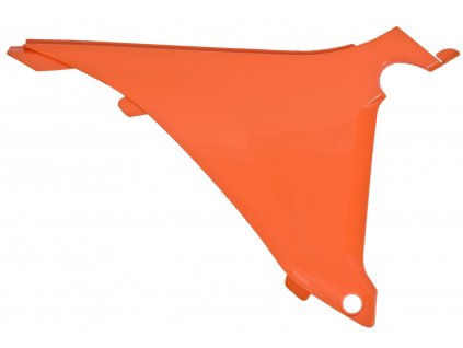 Boční kryt vzduchového filtru pravý KTM, RTECH (oranžový)