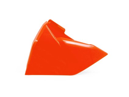 boční kryt vzduchového filtru levý KTM, RTECH (oranžový)