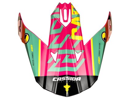 kšilt pro přilby Cross Cup Sonic, CASSIDA (multicolor)