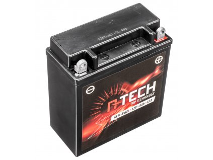 Baterie 12V, YB5L-B GEL, 5Ah, 65A, bezúdržbová GEL technologie 120x60x130, A-TECH (aktivovaná ve výrobě)