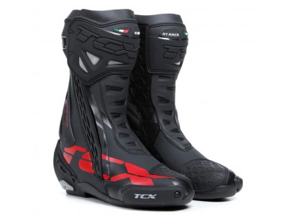 Moto boty TCX RT-RACE černo/šedo/červené