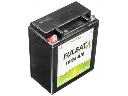 baterie 12V, YB12A-A/B GEL (12N12A-4A-1), 12V, 12Ah, 155A, bezúdržbová GEL technologie 134x80x161 FULBAT (aktivovaná ve výrobě)
