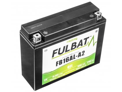 baterie 12V, YB16AL-A2 GEL, 12V, 16Ah, 210A, bezúdržbová GEL technologie 205x70x162 FULBAT (aktivovaná ve výrobě)